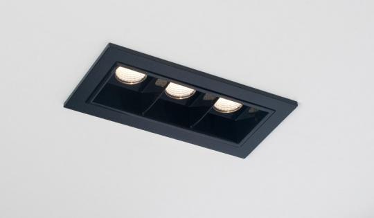 Molto Luce MINOR III schwarz LED 3x2W warmweiß 